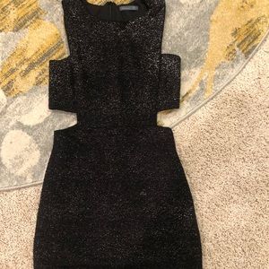 Black/ silver sparkly, sexy dress